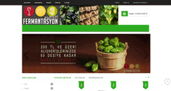 Desktop Screenshot of fermantasyonmarket.com